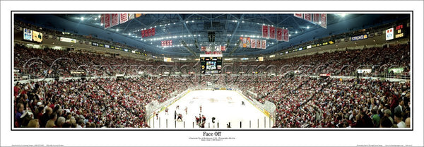 Detroit Red Wings Panoramic Poster - Joe Louis Arena