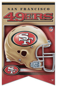 San Francisco 49ers NFL Football Premium Felt Banner - Wincraft Inc.