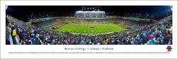Boston College Football Alumni Stadium Game Night Panoramic Poster Print - Blakeway