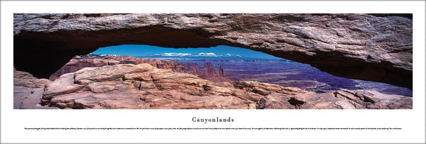 Canyonlands National Park (Southern Utah) Panoramic Poster Print - Blakeway Worldwide
