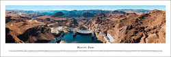 The Hoover Dam "Downstream View" Panoramic Landscape Poster Print - Blakeway Worldwide