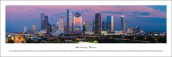 Houston, Texas "Skyline at Dusk" Panoramic Poster Print - Blakeway Worldwide