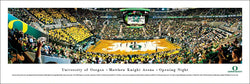 Oregon Ducks Basketball Matthew Knight Arena Opening Night Panoramic Poster Print - Blakeway Worldwide