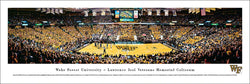 Wake Forest Basketball Joel Coliseum Game Night Panoramic Poster Print - Blakeway