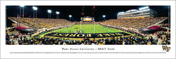 Wake Forest Football "Touchdown!" Game Night Panoramic Poster - Blakeway 2012