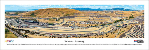 Sonoma Raceway NASCAR Panoramic Poster Print - Blakeway Worldwide