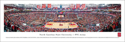 NC State Wolfpack Basketball PNC Arena Game Night Panoramic Poster Print - Blakeway