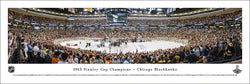 Chicago Blackhawks 2013 Stanley Cup Champions Panoramic Poster Print - Blakeway