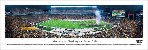 Pitt Panthers Football "Enter the Arena" (Kickoff 2013) Panoramic Poster Print - Blakeway