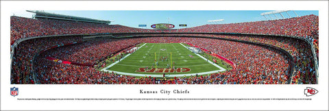 Kansas City Chiefs "End Zone" (Opening Game 2013) Panoramic Poster Print - Blakeway