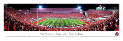 Ohio State Buckeyes Football "Script Ohio" Panoramic Poster Print - Blakeway 2013