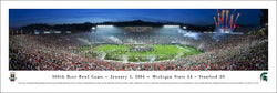 Michigan State Spartans Rose Bowl 2014 Champions Panoramic Poster Print - Blakeway Worldwide