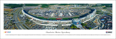 Charlotte Motor Speedway NASCAR Sprint Cup Race Panoramic Poster - Blakeway Worldwide