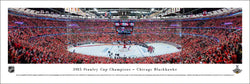 Chicago Blackhawks 2015 Stanley Cup Champions United Center Panoramic Poster Print - Blakeway