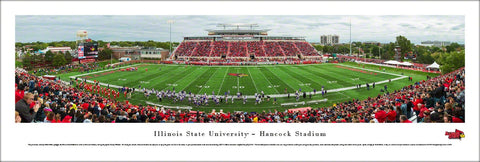 Illinois State Redbirds Football Hancock Stadium Gameday Panoramic Poster Print - Blakeway 2015