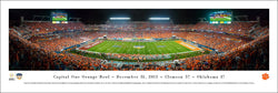 Clemson Tigers 2015 Orange Bowl Champions Panoramic Poster Print - Blakeway Worldwide
