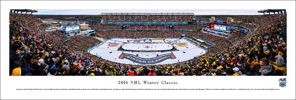NHL Winter Classic 2016 (Canadiens vs. Bruins) Panoramic Poster Print - Blakeway Worldwide
