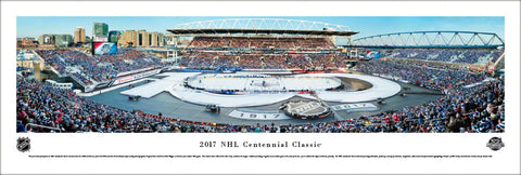 Toronto Maple Leafs Centennial Classic at BMO Field (2017) Panoramic Poster Print - Blakeway