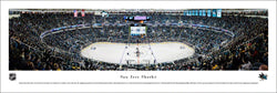 San Jose Sharks Hockey SAP Center Game Night Panoramic Poster Print - Blakeway Worldwide