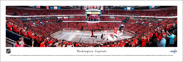 Washington Capitals Banner Night 2019 Capital One Arena Panoramic Poster Print - Blakeway 2019