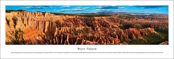 Bryce Canyon National Park (Southern Utah) Panoramic Poster Print - Blakeway Worldwide