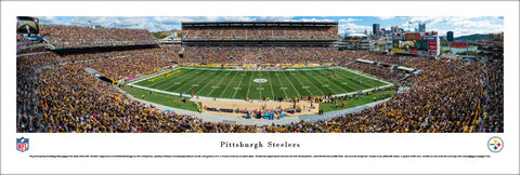 Pittsburgh Steelers Heinz Field NFL Gameday Panoramic Poster Print - Blakeway Worldwide