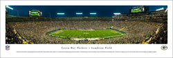 Green Bay Packers Sunday Night Football at Lambeau Field Panoramic Poster - Blakeway