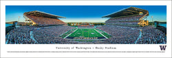 Washington Huskies Football Husky Stadium Gameday Panoramic Poster Print - Blakeway Worldwide