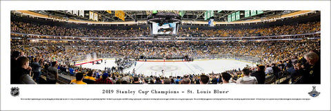 St. Louis Blues 2019 Stanley Cup Champions (Game 7) Panoramic Poster Print - Blakeway