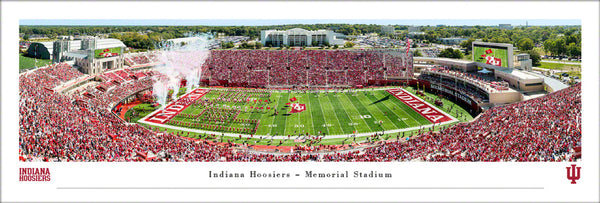 Indiana Hoosiers Football Memorial Stadium Gameday Panoramic Poster Print - Blakeway