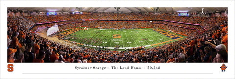 Syracuse Orange Football "The Loud House" Carrier Dome Gameday Panoramic Poster Print - Blakeway 2019