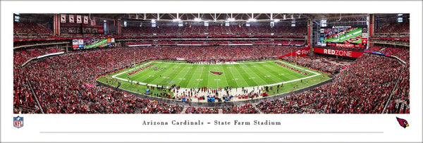 Arizona Cardinals NFL Football Stadium Gameday Panoramic Poster Print - Blakeway Worldwide