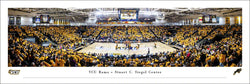 Virginia Commonwealth VCU Rams Basketball Game Night Panoramic Poster Print - Blakeway Worldwide