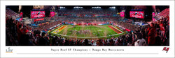 Tampa Bay Buccaneers Super Bowl LV (2021) Championship Celebration Panoramic Poster Print - Blakeway Worldwide