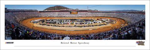 Bristol Motor Speedway Food City Dirt Race 2021 Panoramic Poster Print - Blakeway Worldwide