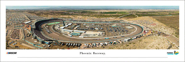 Phoenix International Raceway NASCAR Race Day Panoramic Poster Print - Blakeway Worldwide
