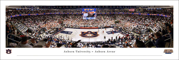 Auburn Tigers Basketball Auburn Arena Gameday Panoramic Poster Print - Blakeway Worldwide