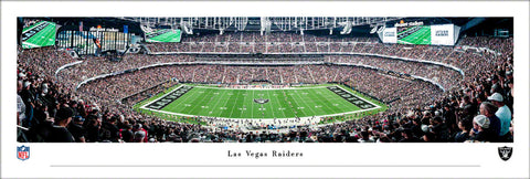 Las Vegas Raiders Allegiant Stadium Gameday Panoramic Poster Print - Blakeway 2022