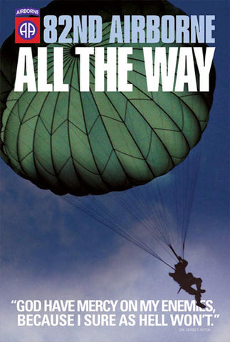 82nd Airborne "All the Way" (God Have Mercy) US Army American Military Poster - American Image