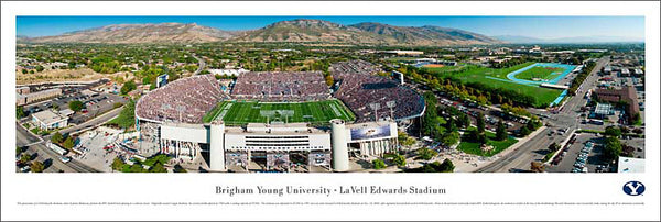Brigham Young University Edwards Stadium Aerial Panorama