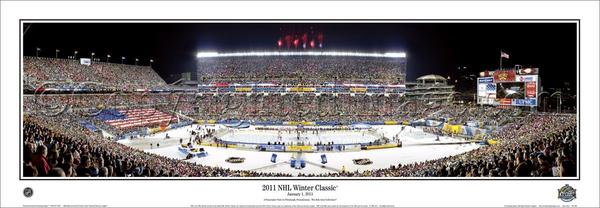 NHL Winter Classic 2011 Penguins vs. Capitals at Heinz Field Panoramic Print - Everlasting Images
