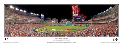 Washington Nationals "World Series Majesty 2019" Nationals Park Panoramic Poster Print - Everlasting (DC-434)