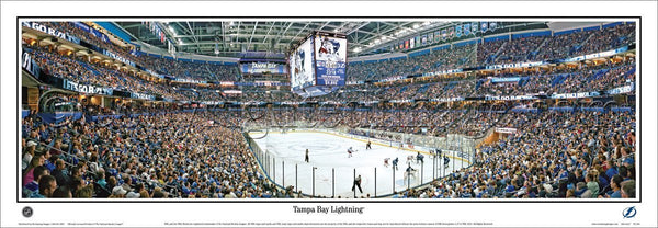 Tampa Bay Lightning "St. Louis' 1000th" Panoramic Poster Print - Everlasting Images 2013