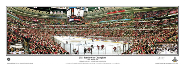Chicago Blackhawks 2013 Stanley Cup Champions Panoramic Poster Print - Everlasting Images