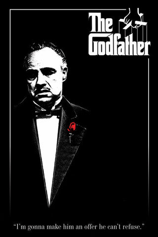 The Godfather Don Corleone "Make Him An Offer" Poster - Pyramid International
