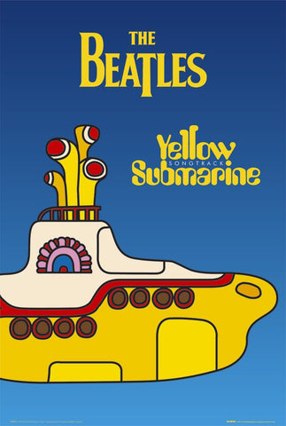 The Beatles Yellow Submarine Songtrack (1999) Album Cover Poster - GB Eye (UK)