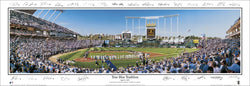 Kansas City Royals "True Blue" Kauffman Stadium Panoramic Poster Print w/Sigs - EI