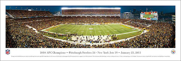 Pittsburgh Steelers "2010 AFC Champions" Heinz Field Panorama - Blakeway 2011