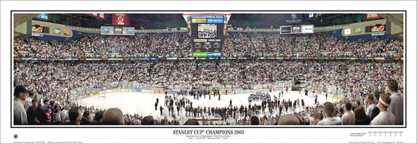 New Jersey Devils Stanley Cup Champions 2003 Panoramic Poster Print - Everlasting Images