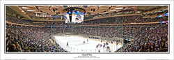 New York Rangers "Playoff Win" Madison Square Garden Game Night Panoramic Poster Print - Everlasting Images